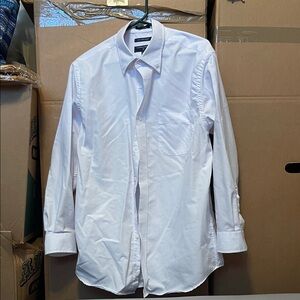 Saddlebred White Dress Shirt for Men